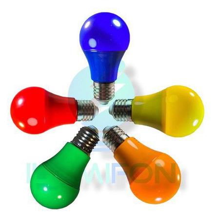 Imagem de Kit 2 Lampada Led Bulbo A60 6w Colorida Docorativa E27 Bivol Anúncio com variação