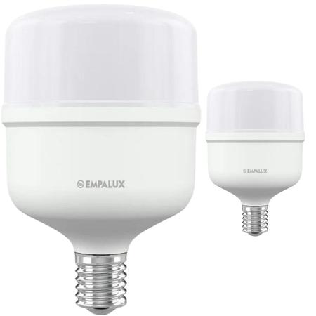 Imagem de Kit 2 Lâmpadas Led 40w Empalux Bulbo E27 Residencial Bivolt 2.600lm Branco Frio 6500K Luz Branca