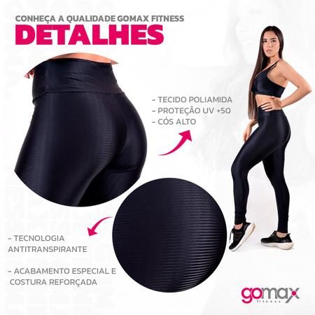 Kit 2 Leg Gin stica Esconde Celulite Modela Cintura Femina GOMAX