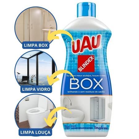 Imagem de Kit 2 Limpa Box Uau Da Ingleza 200Ml Detergente Limpador