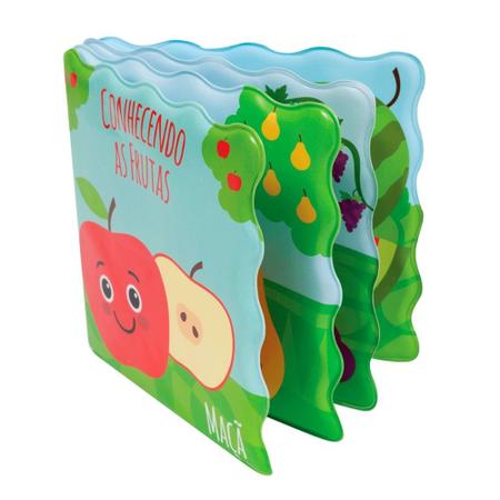 Imagem de Kit 2 livrinhos educativo e 1 letras e números brinquedo para hora do banho infantil bebe menino menina buba