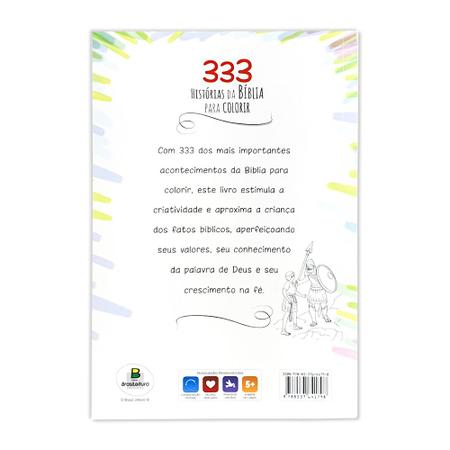 Kit 365 Caça-Palavras com Histórias Bíblicas + 333 Histórias da Bíblia para  Colorir - Kit de Livros - Magazine Luiza