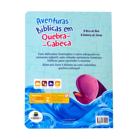 Kit quebra cabeca historia biblicas frete gratis