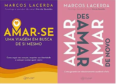 Imagem de Kit 2 Livros Marcos Lacerda Amar-Se Uma Viagem/Amar Desamar