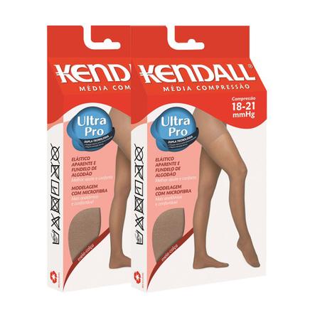 Kit 2 Meia de Compressão Feminina Kendall 1631 Imagem de Kit 2 Meia de Compressão Feminina Kendall 1631