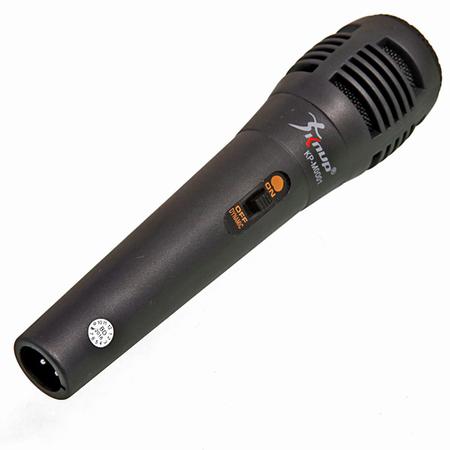 Imagem de Kit 2 Microfones P10 para Karaokê e para Caixa de Som + Adaptador P2 Knup
