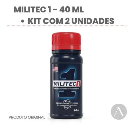 Imagem de Kit 2 Militec-1 Original 40ml Com Nota Fiscal E Etiqueta
