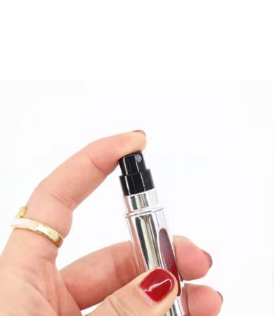 Imagem de kit 2 Mini frasco spray para perfume, necessaire, viagem, amostra, ótima qualidade