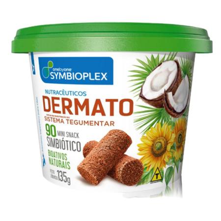 Imagem de Kit 2 Mini Snack P/ Cães SYMBIOPLEX Dermato Spin Pet - 135g