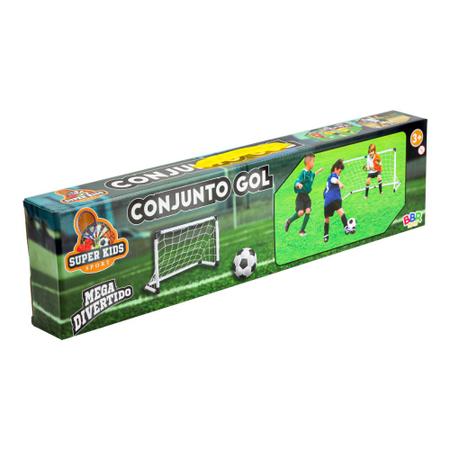 Golzinho Brinquedo Futebol Infantil Jogo Bola Rede 2 Traves - brinquemix -  Esportes Infantil - Magazine Luiza