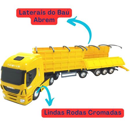 Caminhão De Brinquedo Realista Iveco S-way Grande 54cm Usual Brinquedos -  Caminhões, Motos e Ônibus de Brinquedo - Magazine Luiza