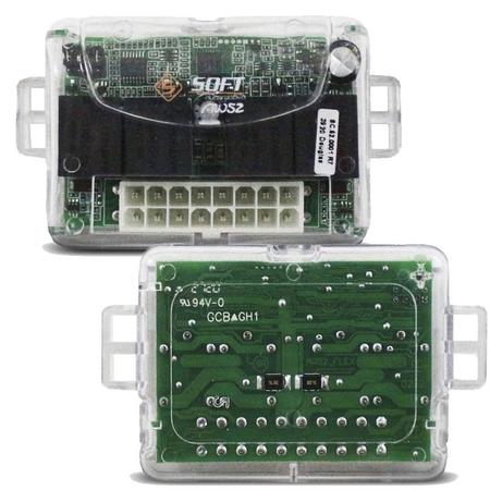 Imagem de Kit 2 Módulos de Vidro Elétrico AntiEsmagamento Universal Digital Soft Aw52 4 Portas / Substitui Antigo AW32