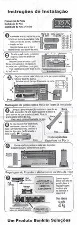 Kit 2 Mola De Topo P/ Porta Vai E Vem Hospital Restaurante - DW Imagem de Kit 2 Mola De Topo P/ Porta Vai E Vem Hospital Restaurante