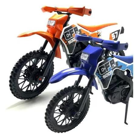 Kit 2 Motos Trilha Brinquedo Grande Realista Presente Menino 3