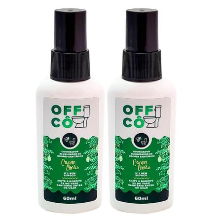 Imagem de Kit 2 Offcô Neutralizador Odores Sanitário Capim Limão 60 ml