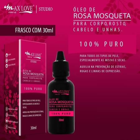 Imagem de Kit 2 Óleo de Rosa Mosqueta 100% Puro 30ml - Max Love