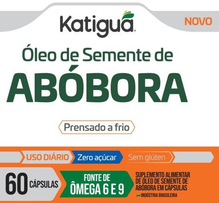 Imagem de Kit 2 Óleo de Semente de Abóbora 60 Cápsulas Katigua