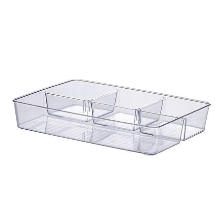 Imagem de Kit 2 Organizador de Gavetas  Divisórias Diamond 34x24x6Cm