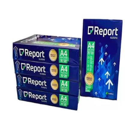 Imagem de kit 2 pacote de Folha A4 Report Premium com 500 folhas