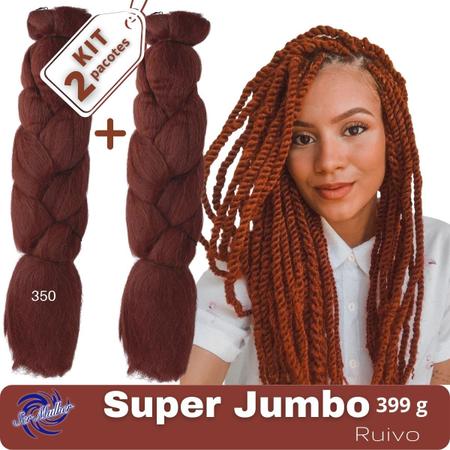 KIT 2 Pacotes Jumbo Ser Mulher 399g Cores Clássicas - Mega Hair - Magazine  Luiza