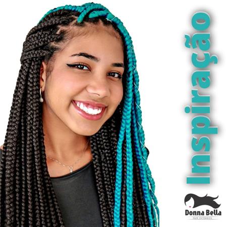 Jumbo Para Tranças Box Braids Ser Mulher Pacote 399 g Cores Ombré