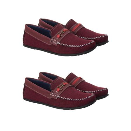 Imagem de KIT 2 Pares Mocassim Sapatilha Masculina Ideal para o dia a dia com o melhor preço