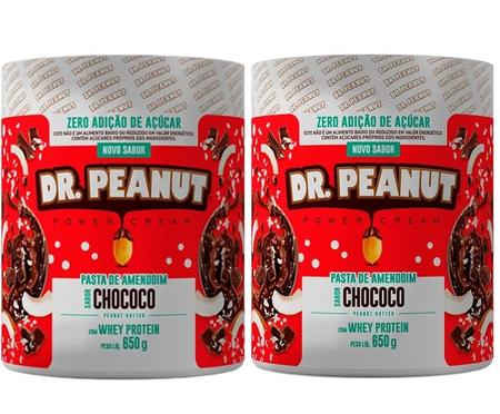Kit 2 pastas de amendoim dr.peanut 600g - chococo - Dr Peanut - Pasta de  Amendoim - Magazine Luiza