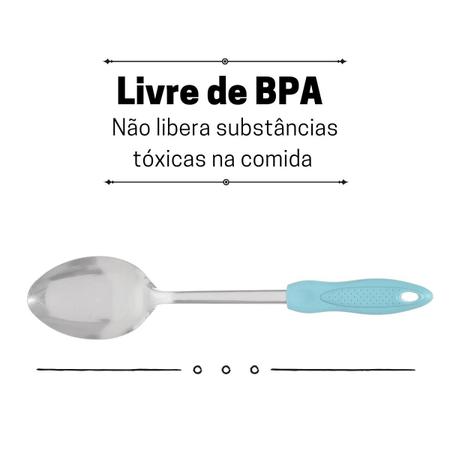 Imagem de Kit 2 peças de Utensílios Pegador de Massa e Colher p/ Molho