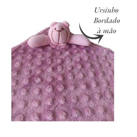 Imagem de Kit 2 Peças - Manta + Naninha Para Bebê Soft Plush Antialérgica 13 Cores