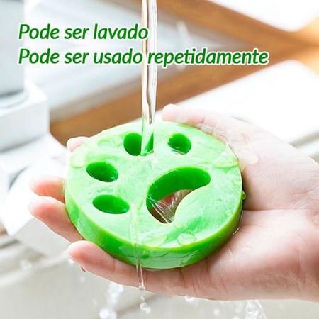 Imagem de Kit 2 Peças Removedor De Pelos Animais Maquina Lavar
