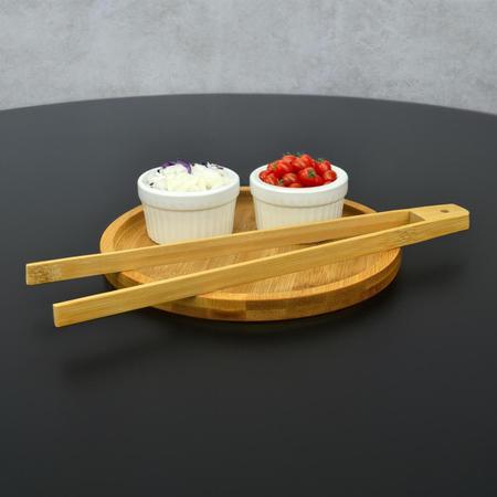 Kit 2 Pegadores Pinça de Bambu Alimentos Cozinha Wincy 30cm Imagem de Kit 2 Pegadores Pinça de Bambu Alimentos Cozinha Wincy 30cm