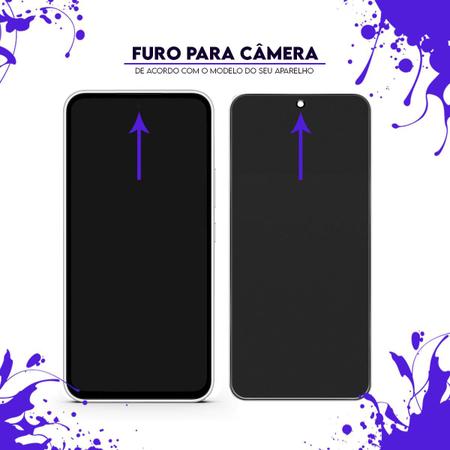 Imagem de Kit 2 Película De Ceramica 3D 9D Privacidade Fosca Para Moto G31 Xt2173 6.4