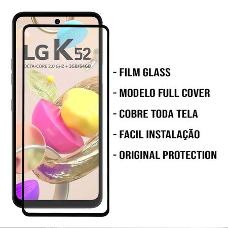 Imagem de KIT 2 Película De Vidro 3d LG K52 K420BMW 6.6  Cobre A 100% - Cell In Power25