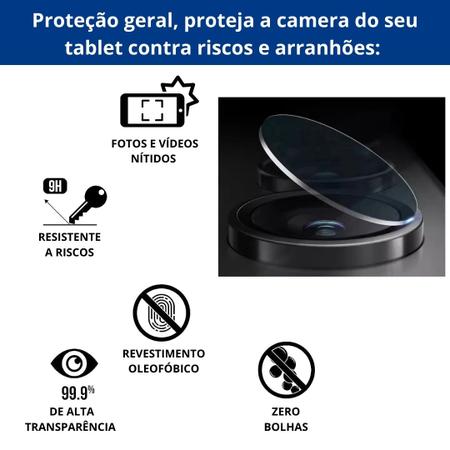 Imagem de Kit 2 películas de vidro câmera para PAD Pro 12,1”