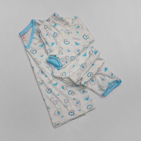 Imagem de Kit 2 Pijama Infantil Menino Menina Longo De Algodão Estampado Verão