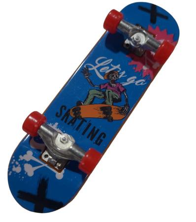 Kit Pista Skate Half Radical com Skatinho + 1 skate de Dedo