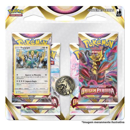 Kit 2 Pokémon Blister Quádruplo Ee11 Regigigas Weavile Copag