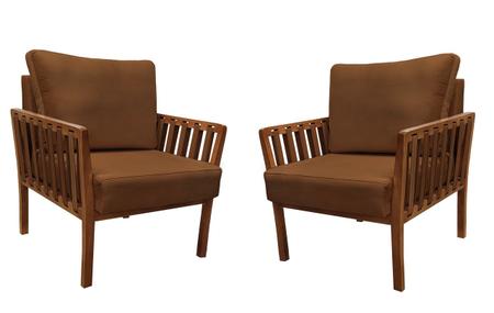 Kit 2 poltronas decorativa luxo califórnia dora bela Imagem de Kit 2 poltronas decorativa luxo califórnia dora bela