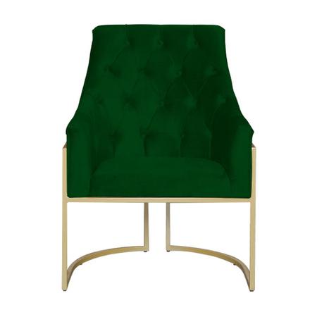 Kit 2 Poltronas Decorativa Vick Suede Verde Base Dourada Mz Decor - Mazzero Decor Imagem de Kit 2 Poltronas Decorativa Vick Suede Verde Base Dourada Mz Decor