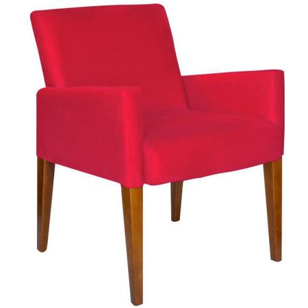 Imagem de Kit 2 Poltronas Decorativas Sofia Suede Vermelho - Kasa Sofá