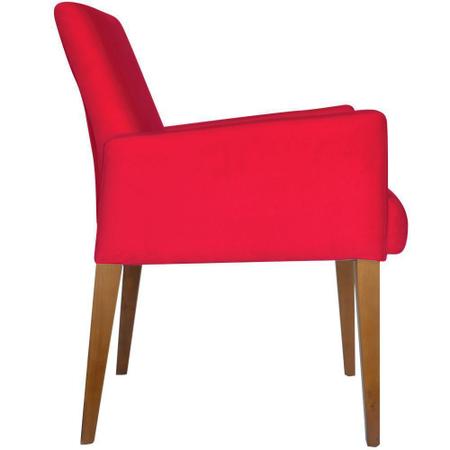 Imagem de Kit 2 Poltronas Decorativas Sofia Suede Vermelho - Kasa Sofá