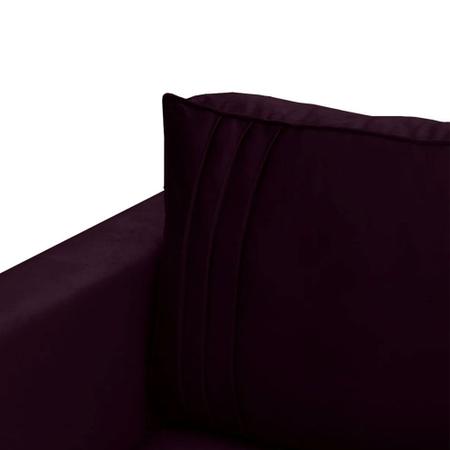Imagem de Kit 2 Poltronas Riviera Decorativa em Veludo Roxo Star Confort