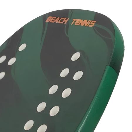 Imagem de Kit 2 Raquetes Beach Tênnis Laranja E Verde Com Bolsa