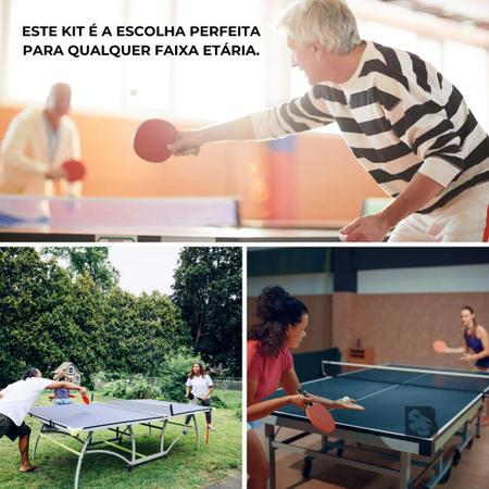 Kit 2 Raquetes Tenis De Mesa emborrachadas Anatômicas Ping Pong 3 Bolinhas Conjunto de Raquetes - Red Star Imagem de Kit 2 Raquetes Tenis De Mesa emborrachadas Anatômicas Ping Pong 3 Bolinhas Conjunto de Raquetes