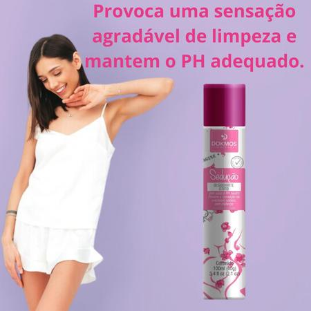 Imagem de Kit 2 Sabonete Íntimo Líquido Sensação Arruda + 1 Desodorante Sedução Imagine (rosa)
