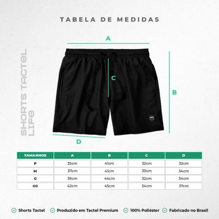 Imagem de Kit 2 Shorts Bermuda Masculino Básico Mauricinho Tactel