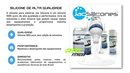 Imagem de KIT 2 Silicones Lubrificante Jac 480ml Próprio Para Esteira