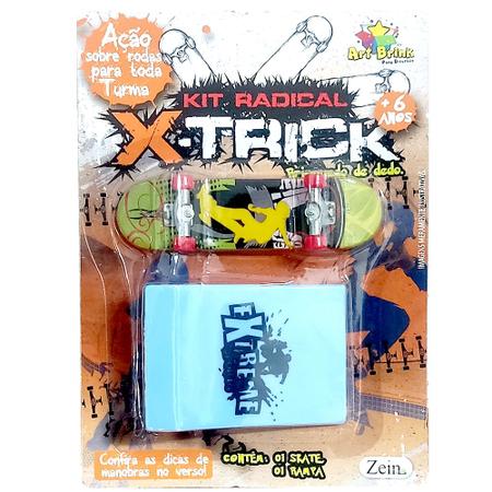 Kit Skate de Dedo Com Rampa Brinquedo Infantil Super Radical - Art Brink -  Skate de Dedo - Magazine Luiza