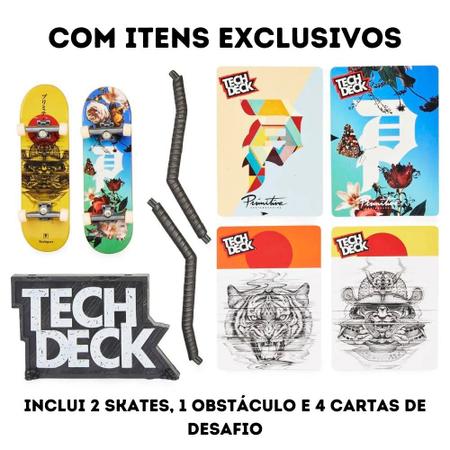 Pack Versus c/ 2 Skate de Dedo e Obstáculo Tech Deck - Spin Master