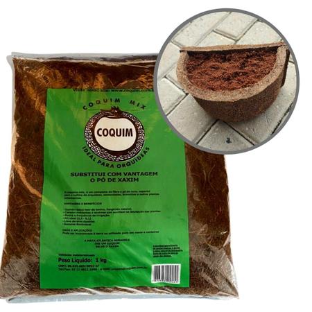 Imagem de Kit 2 Substrato Natural Do Coco Plantas 1kg